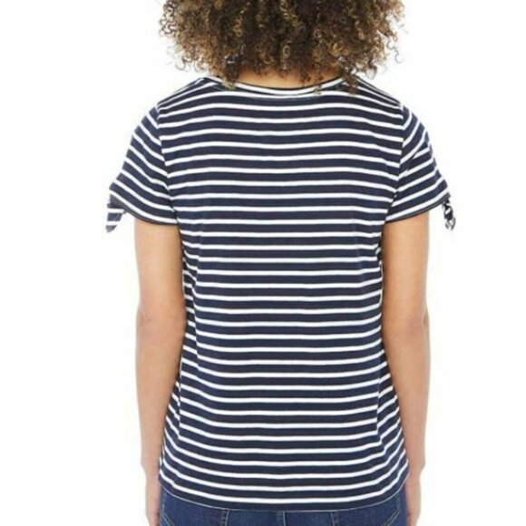 NWT - Nautica Ladies' Tie Sleeve Top - Size XXL - Picture 2 of 7